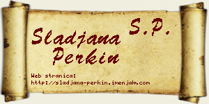 Slađana Perkin vizit kartica